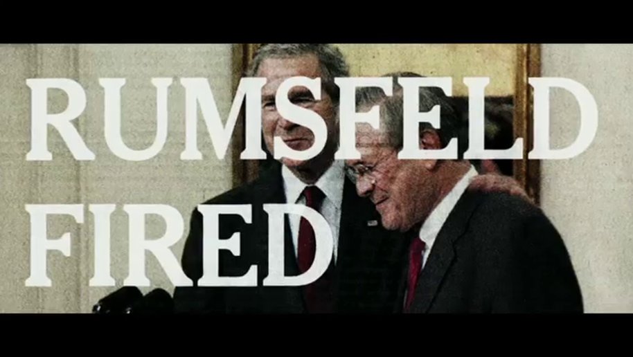 Rumsfeld Fired